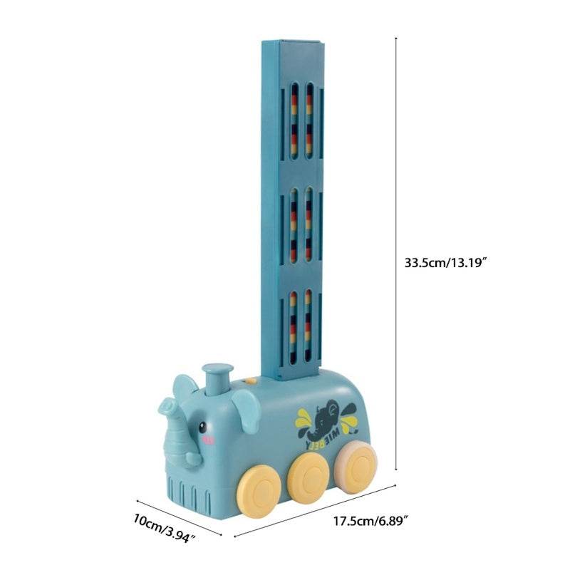 Domino Train Toy Stacking Block Set for Brain Developmental - Classy Collective