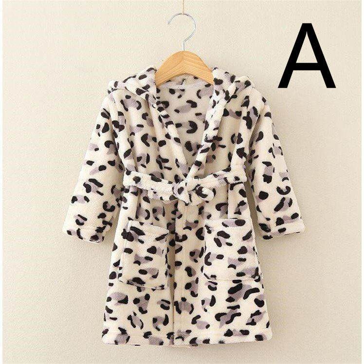 Children's Bathrobe-Thickened Flannel - Classy Collective