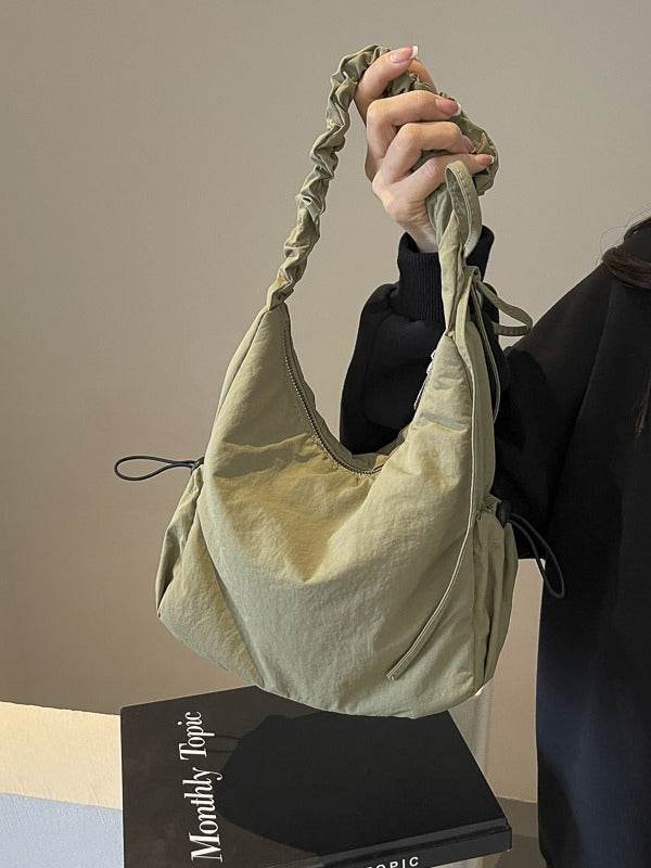 Canvas Shoulder Cotton-padded Casual Messenger Bag - Classy Collective