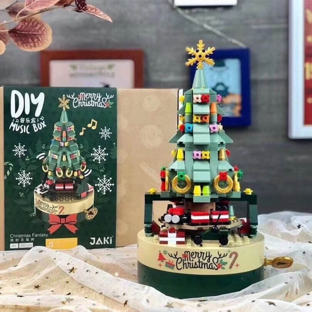 Christmas House Building Blocks Gifts - Classy Collective