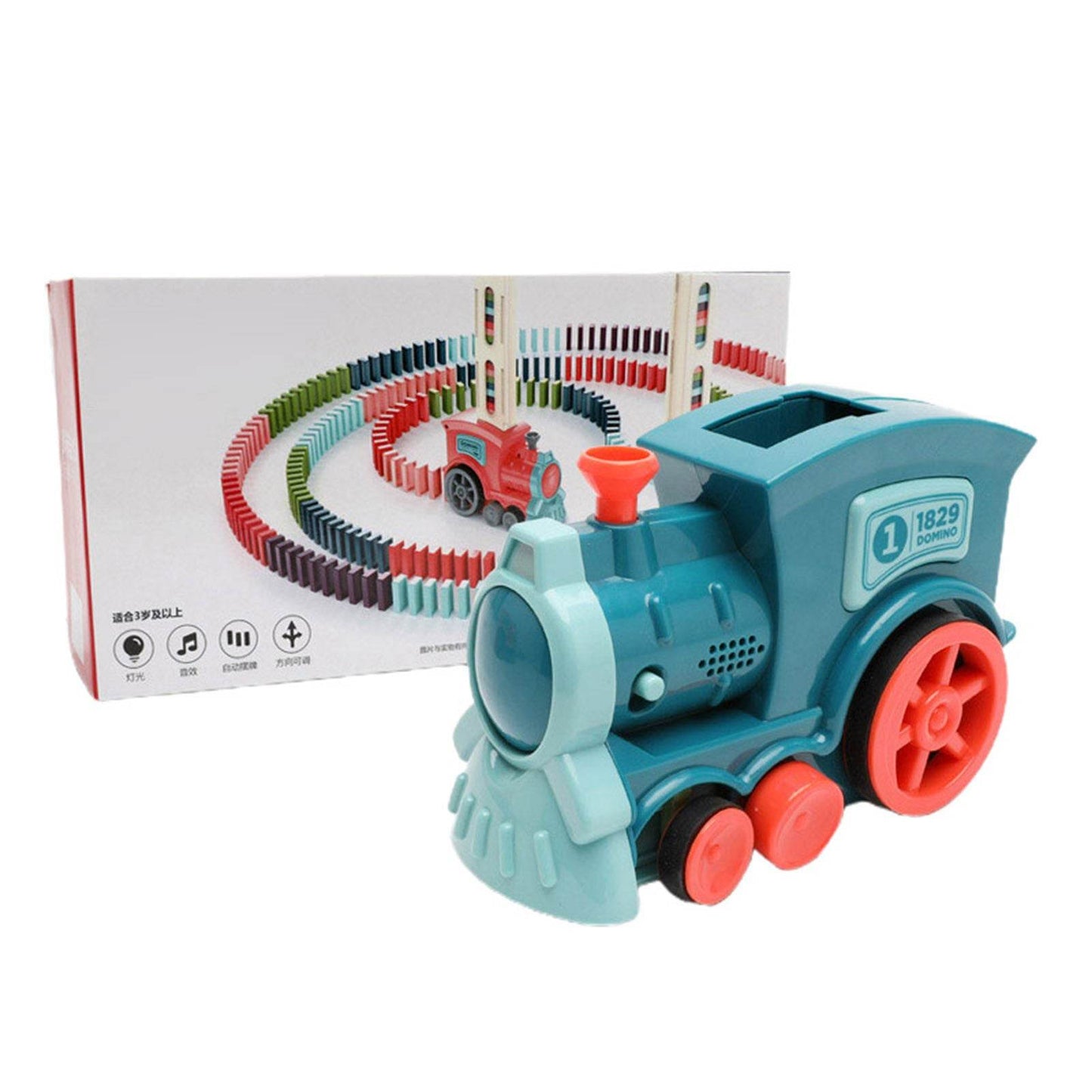 Domino Train Toys Car Puzzle Automatic Release - Classy Collective