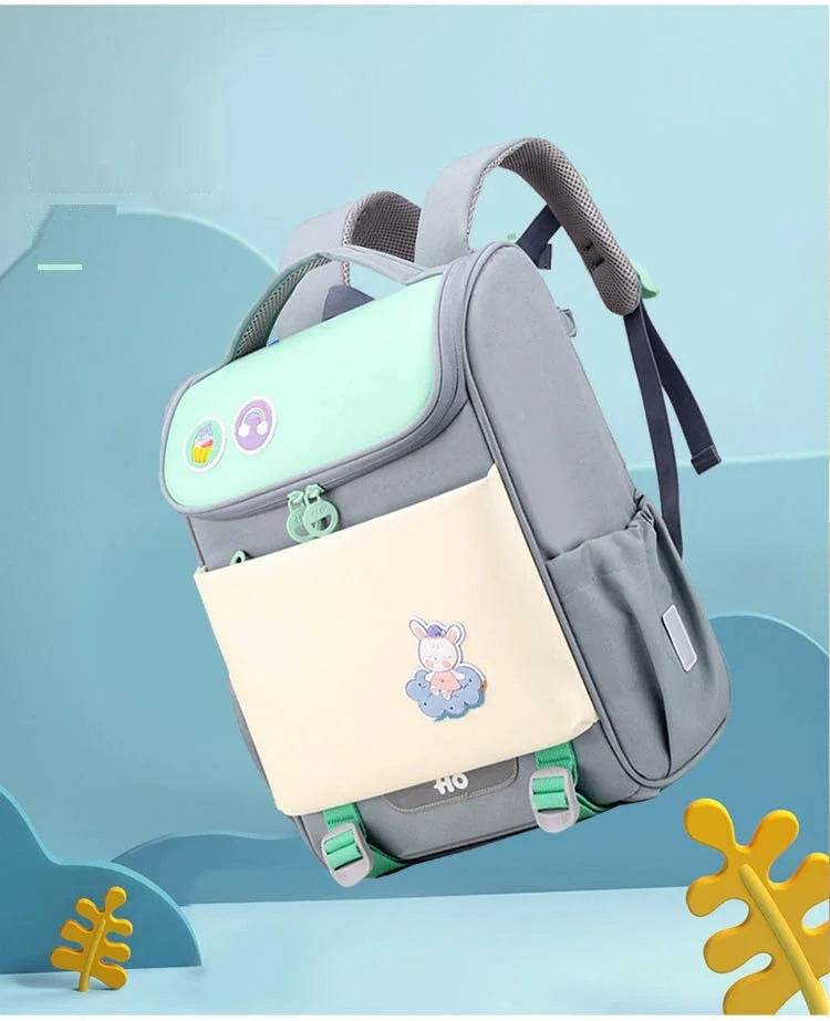 Primary School Students Shoulder Pad Children's Backpack Light Solid Color Primary School Bag - Classy Collective