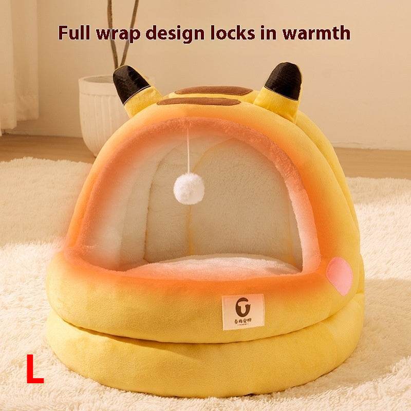 Cat Nest Four Seasons Universal Winter Warm Closed - Classy Collective