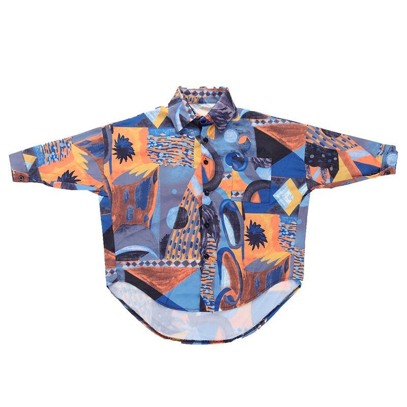 Children Loose Floral Shirt For Dance Clothes - Classy Collective