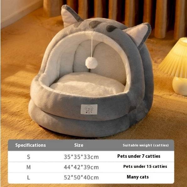 Cat Nest Four Seasons Universal Winter Warm Closed - Classy Collective