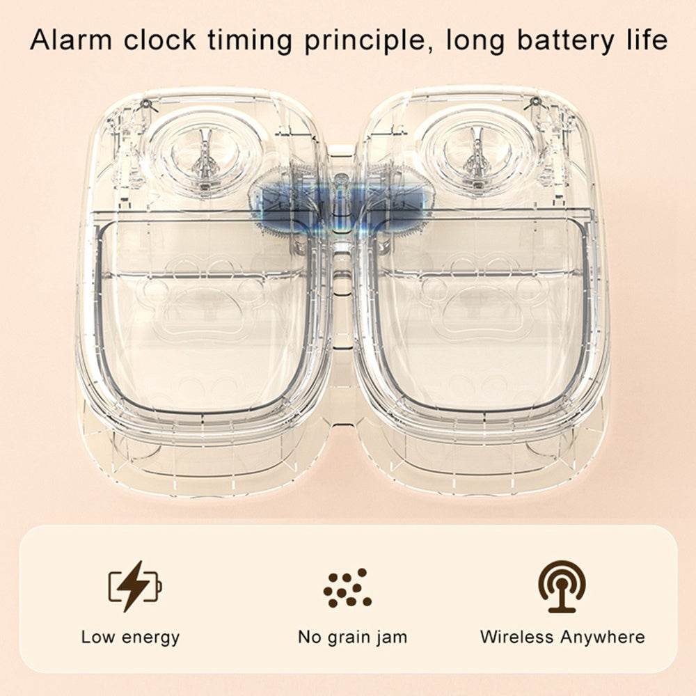 Automatic Pet Feeder Smart Food Dispenser For Cats Dogs- Stainless Steel Bowl - Classy Collective