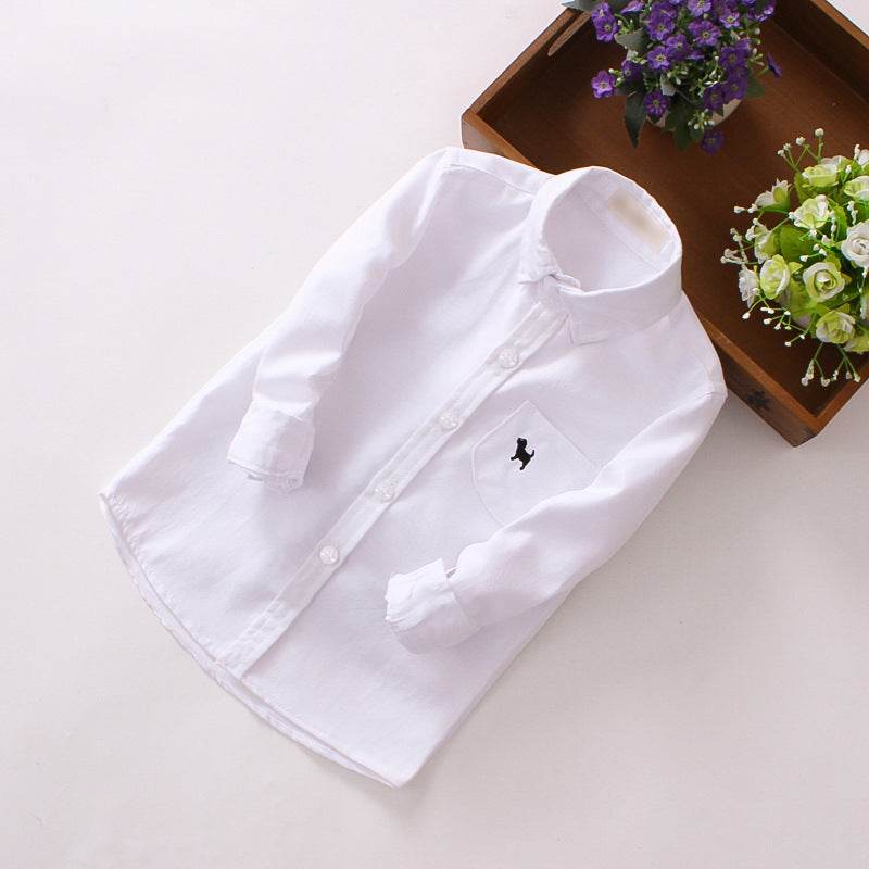 Children's Shirts Boys' Long-sleeved Shirts - Classy Collective