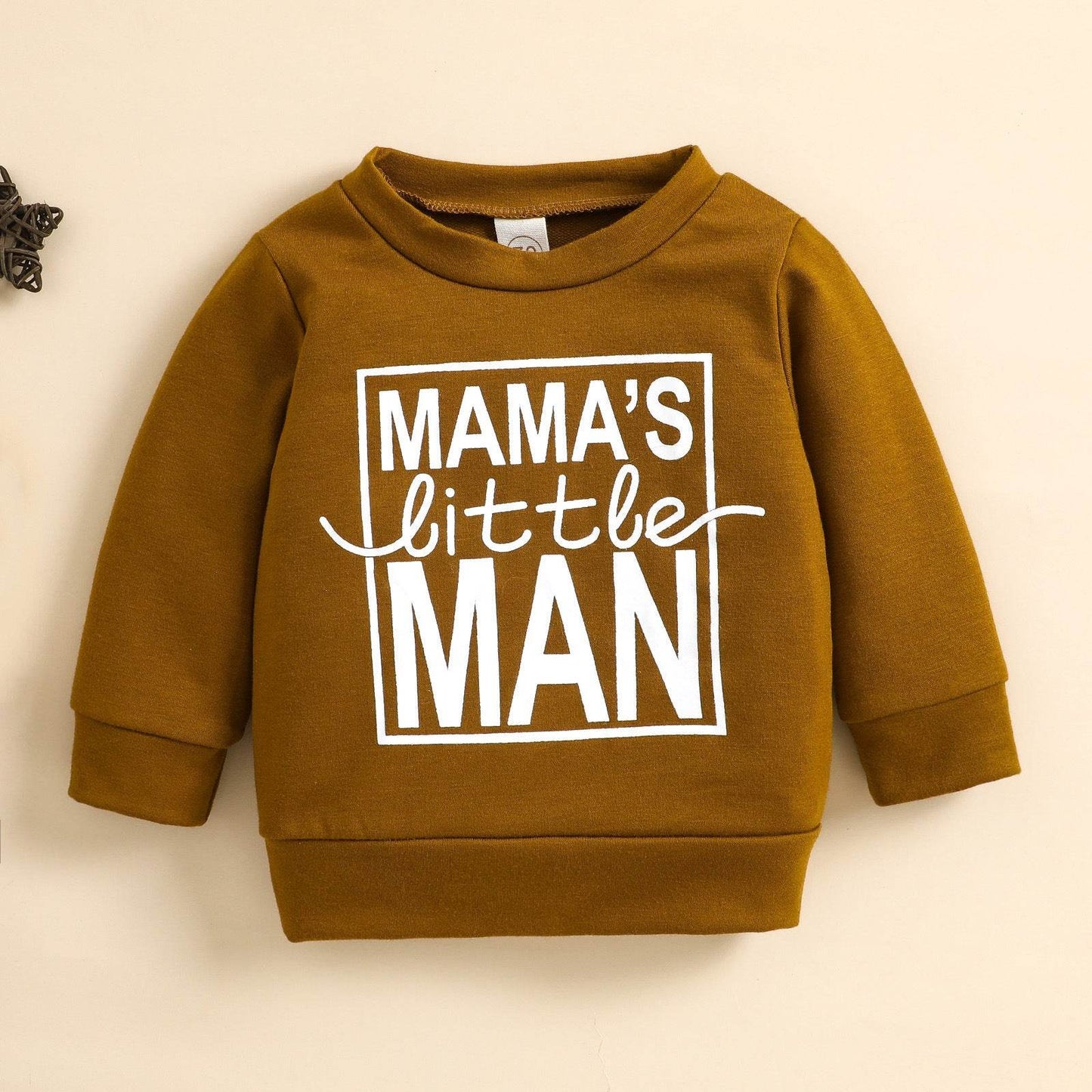 Brown Coat Newborn Baby Girl Alphabet Top - Classy Collective