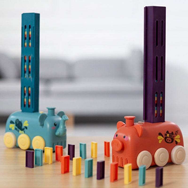 Domino Train Toy Stacking Block Set for Brain Developmental - Classy Collective