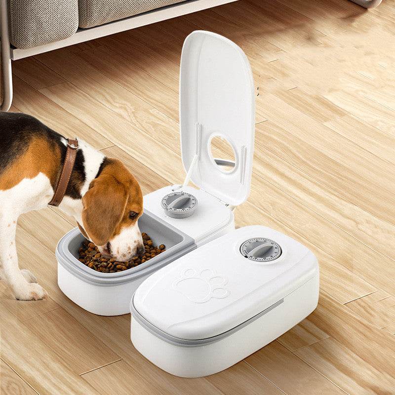 Automatic Pet Feeder Smart Food Dispenser For Cats Dogs- Stainless Steel Bowl - Classy Collective