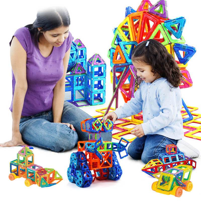 Building Blocks DIY Magnets Toys For Kids - Classy Collective