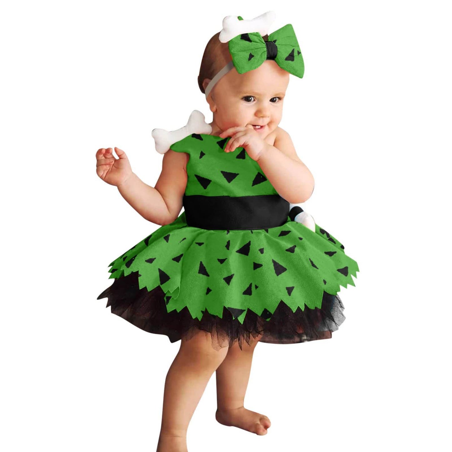Girls Fashion Simple Halloween Mesh Costume Suit - Classy Collective