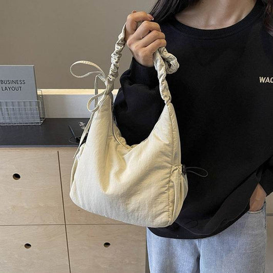 Canvas Shoulder Cotton-padded Casual Messenger Bag - Classy Collective