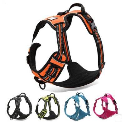 Adjustable Safety Reflective Nylon Harness for Big Medium Large Dogs - Classy Collective