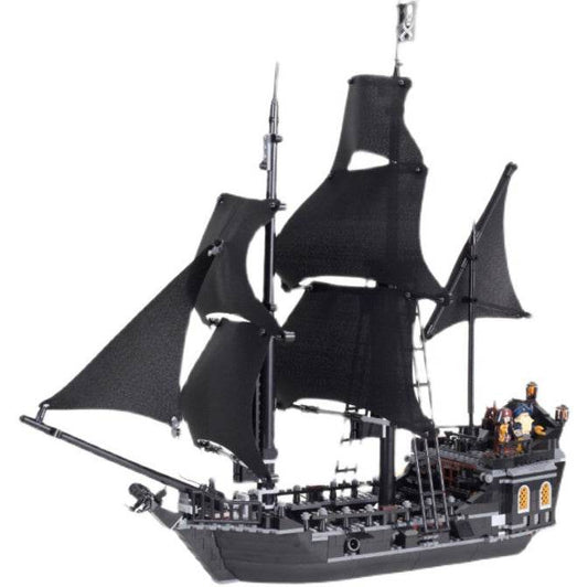 Black Pearl Model Caribbean Pirate Ship Sailing Puzzle Assembling Building Blocks - Classy Collective