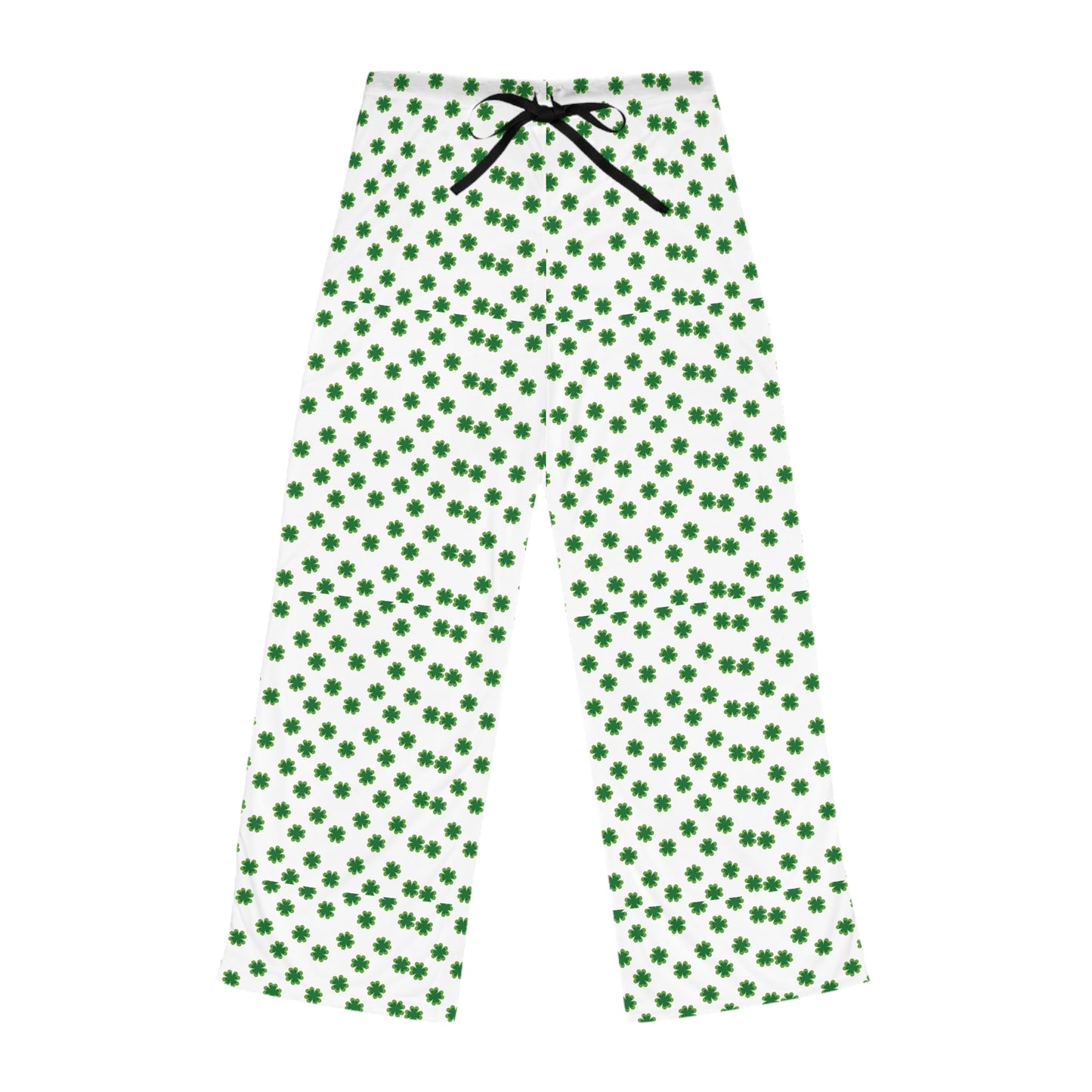 Lucky Clover Women's Pajama Pants, Cozy Sleepwear, Comfortable Lounge Pants, All-Over Print Women’s PJs