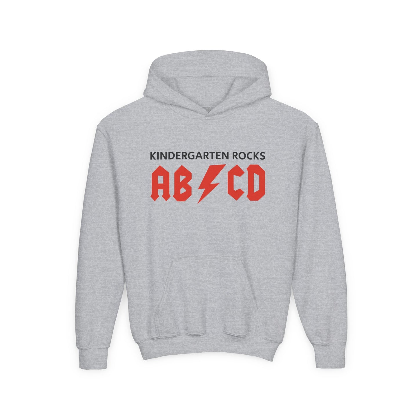 Rocking Kindergarten Sweatshirt | Youth Hoodie, Fun Kids Apparel, Classroom Gear, Gift for Students, Educational Clothing