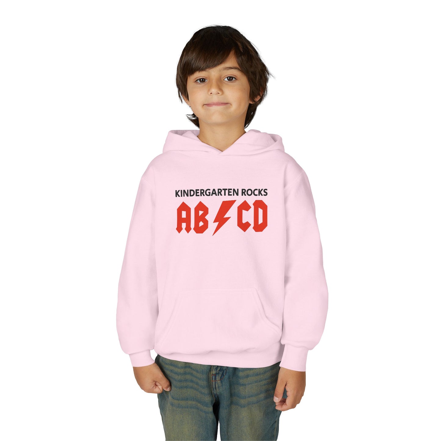 Rocking Kindergarten Sweatshirt | Youth Hoodie, Fun Kids Apparel, Classroom Gear, Gift for Students, Educational Clothing