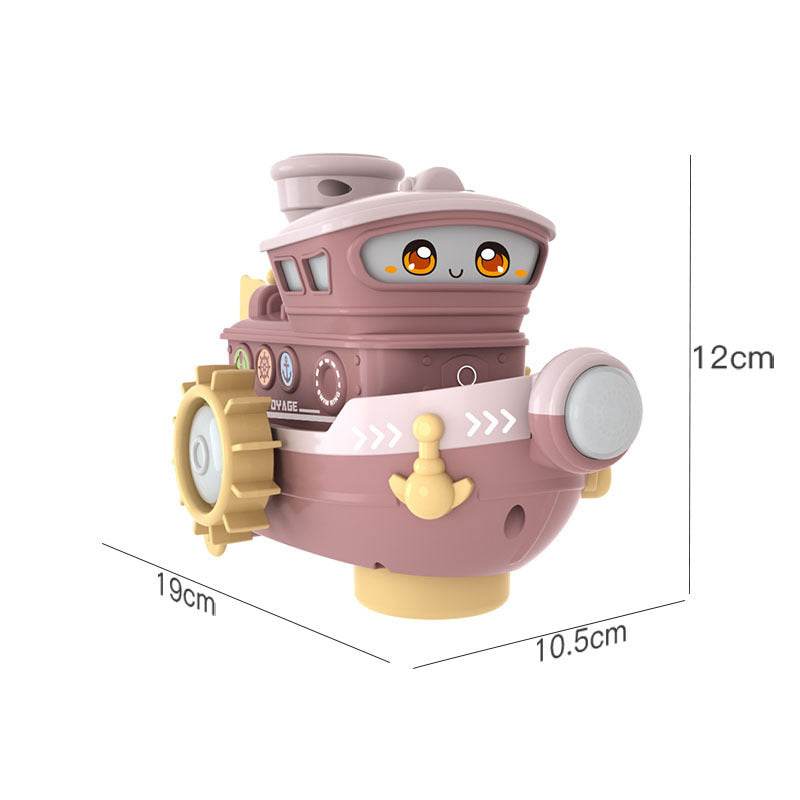 Electric Water Rotating Spray Ship Toys Cartoon Boat - Classy Collective