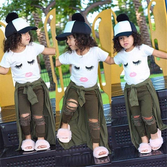Girl Set 6M-4Y Kid Baby Girls Set Clothes - Classy Collective