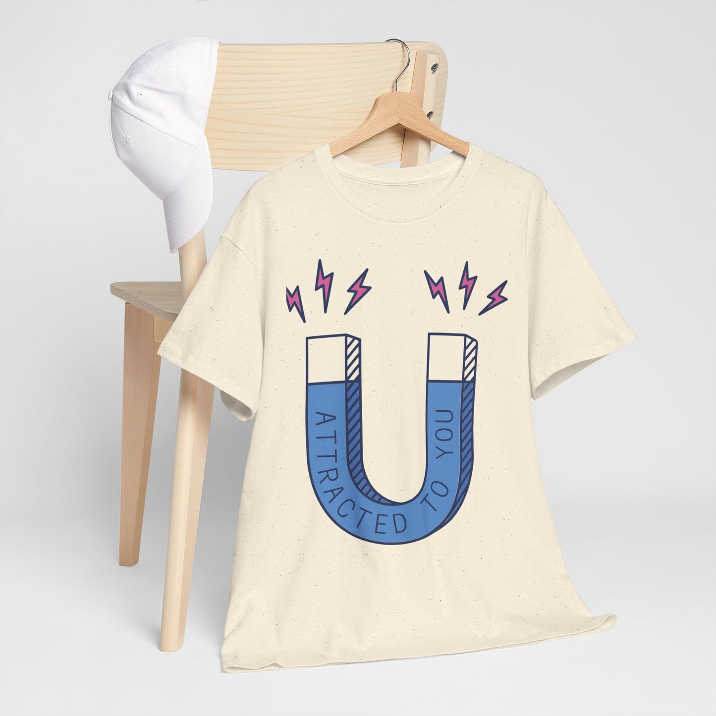 Magnetic Attraction Tee, Cute Unisex Shirt, Casual Wear, Gift for Friends, Relationship Humor