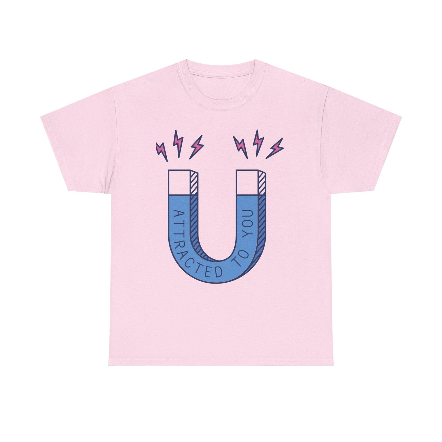 Magnetic Attraction Tee, Cute Unisex Shirt, Casual Wear, Gift for Friends, Relationship Humor