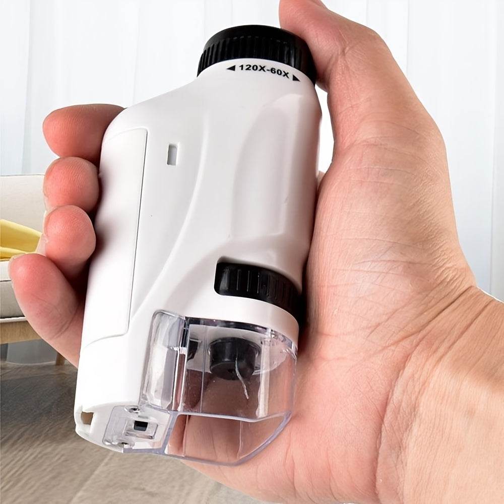 Portable Pocket Microscope For Kids With LED Light 60X-120X, Halloween, Christmas And Thanksgiving Day Gift - Classy Collective