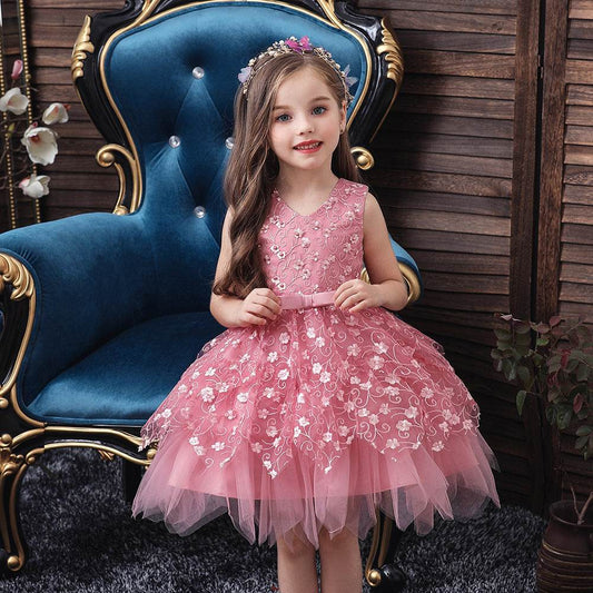 Clothing Baby Girls Middle And Small Children Kindergarten Dresses - Classy Collective