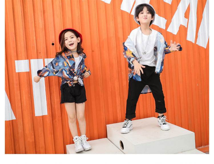 Children Loose Floral Shirt For Dance Clothes - Classy Collective