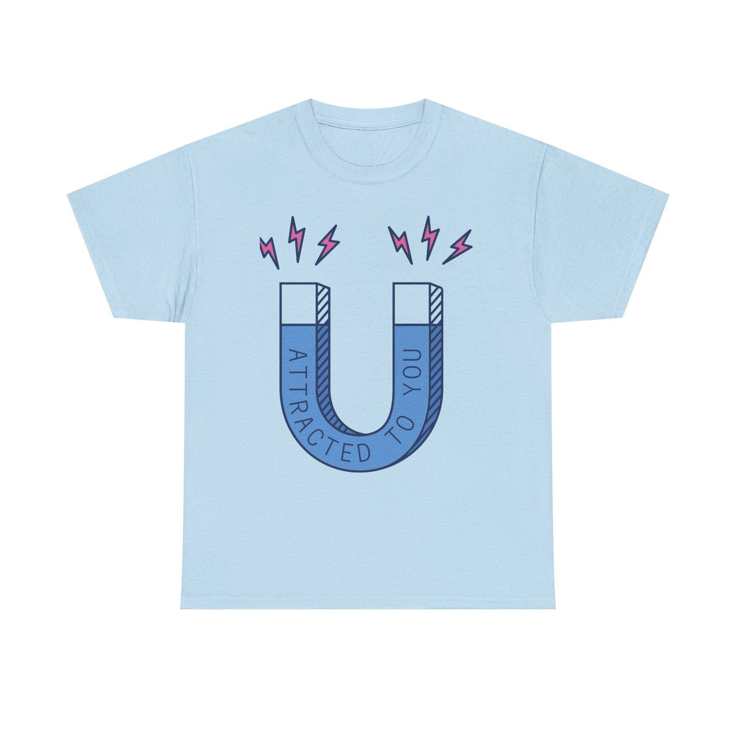 Magnetic Attraction Tee, Cute Unisex Shirt, Casual Wear, Gift for Friends, Relationship Humor