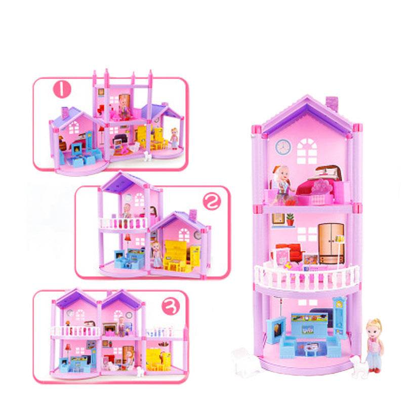 Doll House Villa DIY Assembled House - Classy Collective