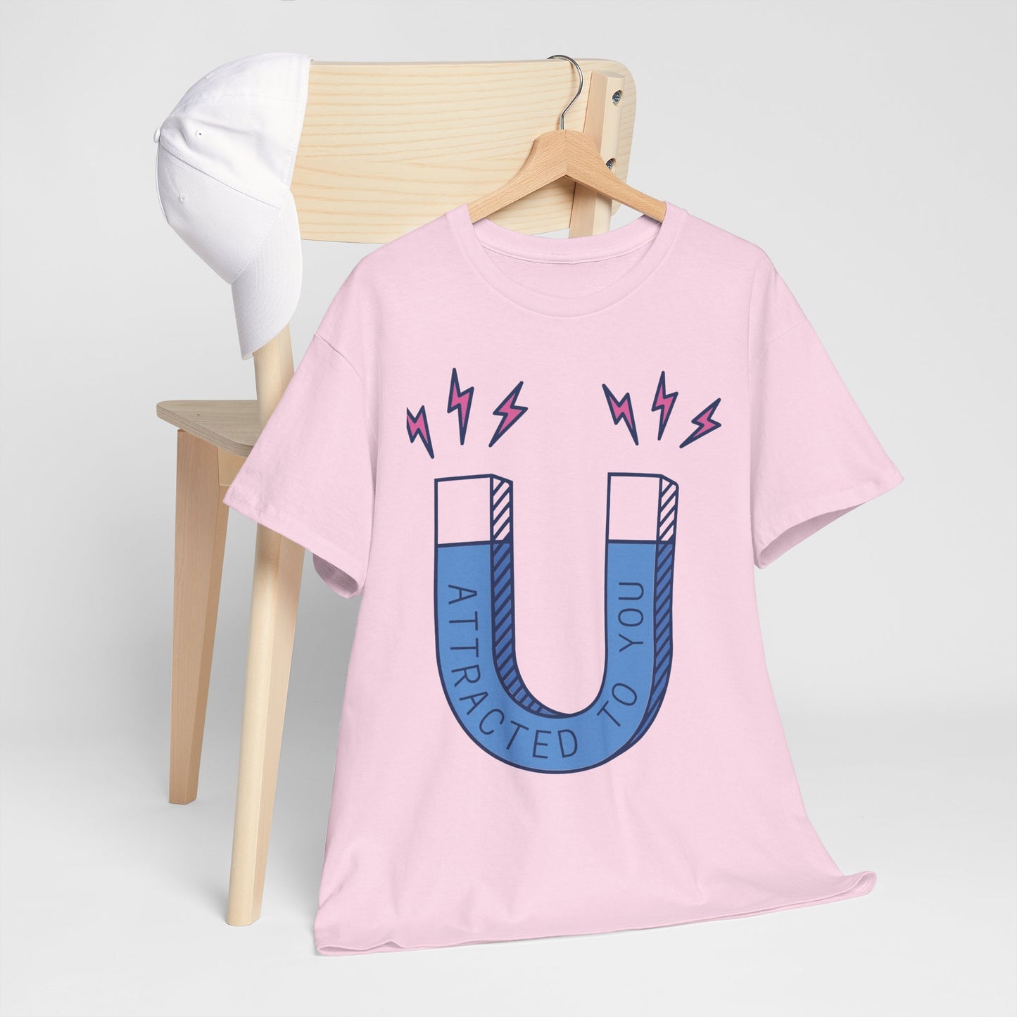 Magnetic Attraction Tee, Cute Unisex Shirt, Casual Wear, Gift for Friends, Relationship Humor