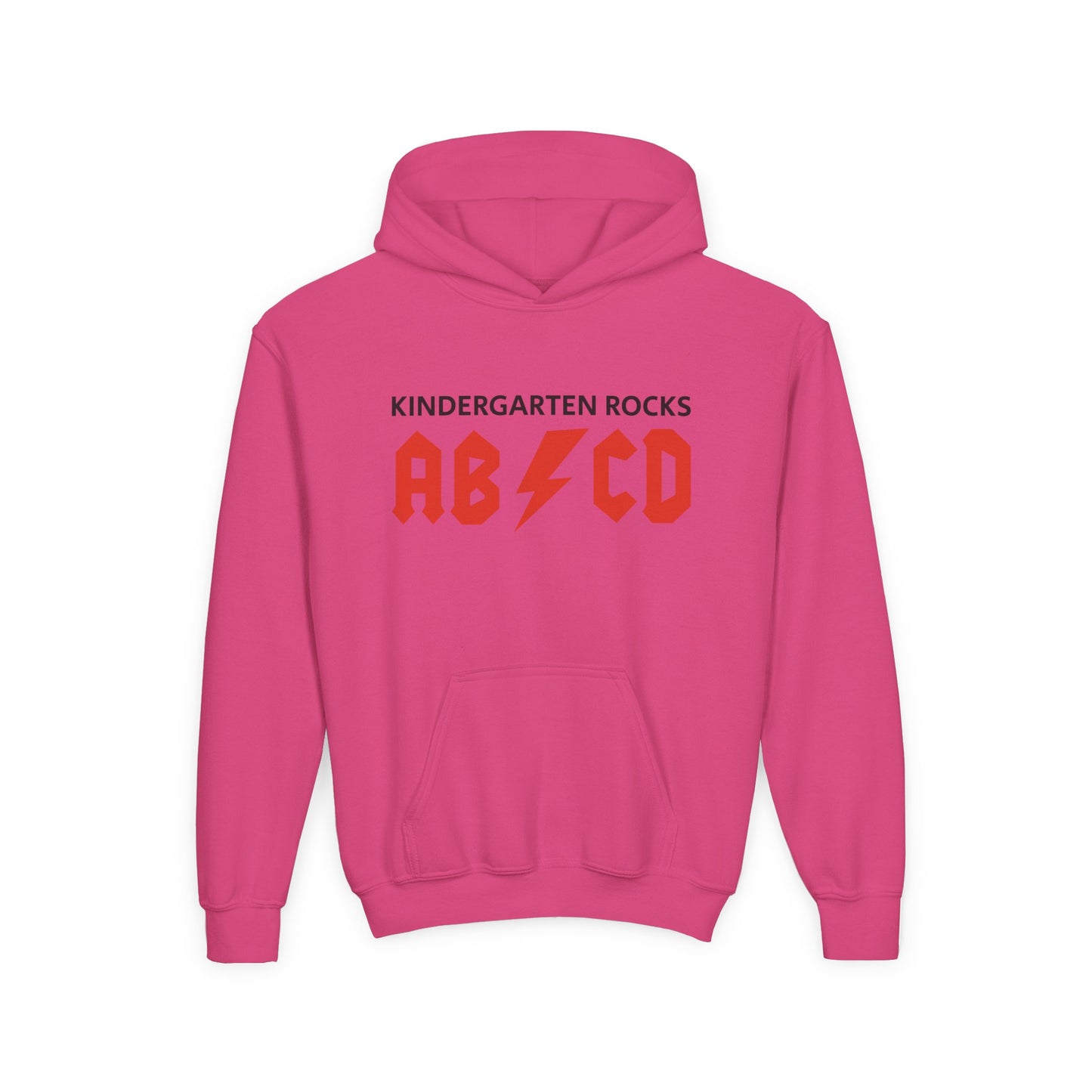 Rocking Kindergarten Sweatshirt | Youth Hoodie, Fun Kids Apparel, Classroom Gear, Gift for Students, Educational Clothing