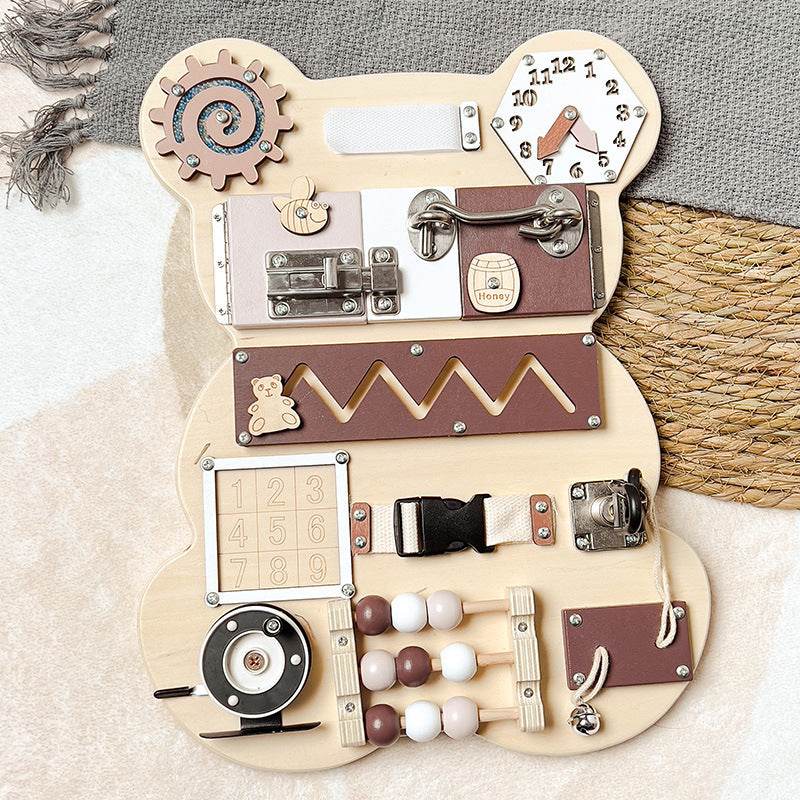 Bear Busy Board Children's Game Toys - Classy Collective