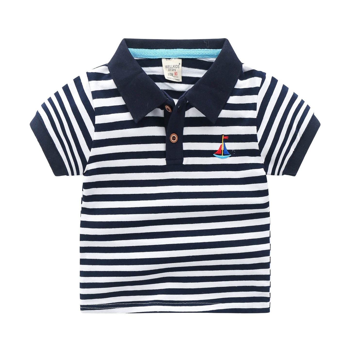 Children's Short-sleeved Polo Shirt Lapel T-shirt - Classy Collective