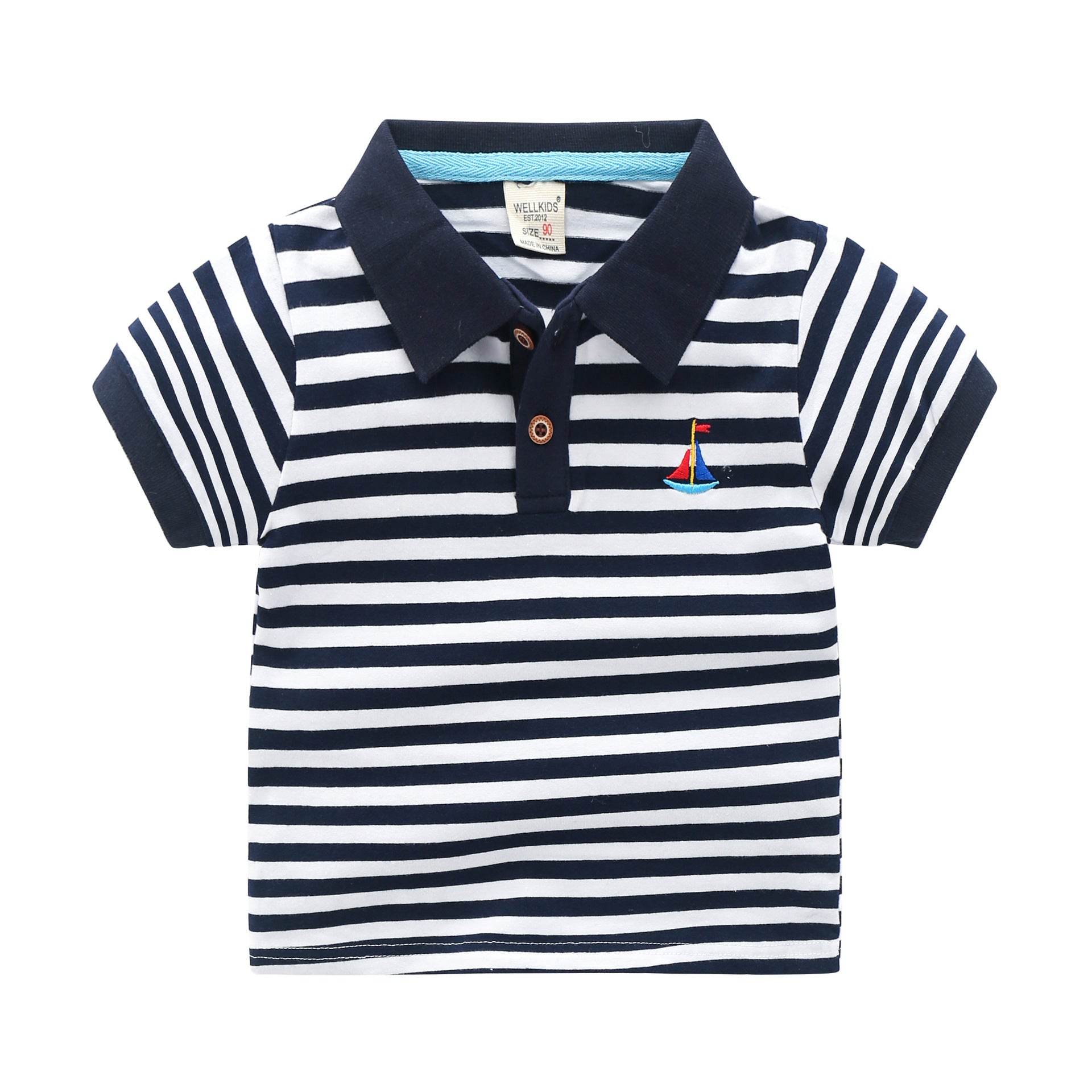 Children's Short-sleeved Polo Shirt Lapel T-shirt - Classy Collective
