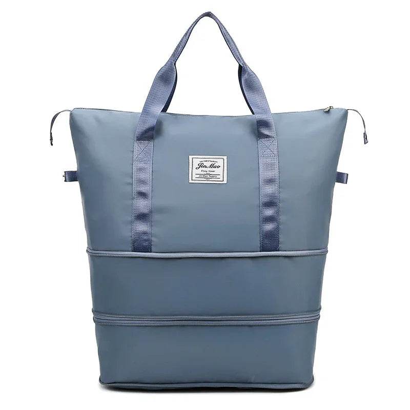 Travel Bag Large Capacity Double Expansion Portable Sports Gym Bag Student Luggage Bag Storage Bag - Classy Collective