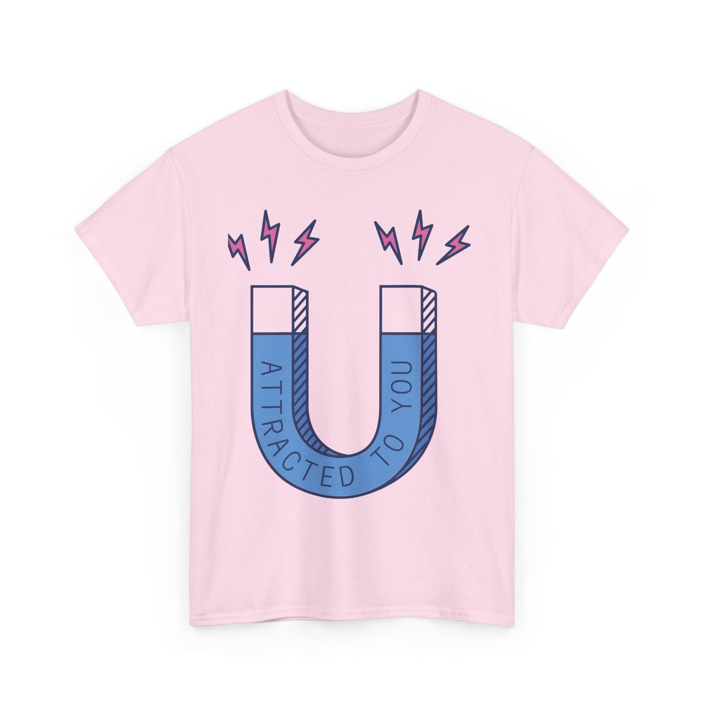 Magnetic Attraction Tee, Cute Unisex Shirt, Casual Wear, Gift for Friends, Relationship Humor
