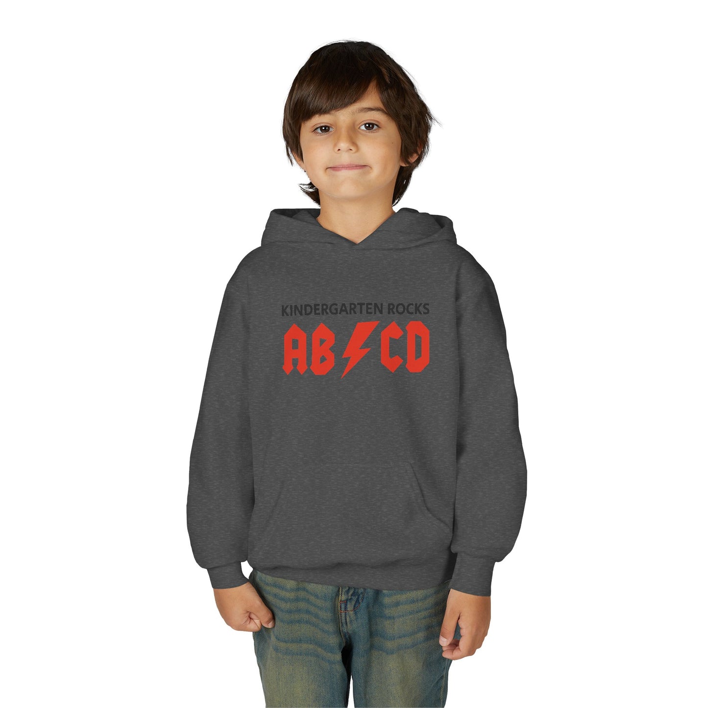 Rocking Kindergarten Sweatshirt | Youth Hoodie, Fun Kids Apparel, Classroom Gear, Gift for Students, Educational Clothing
