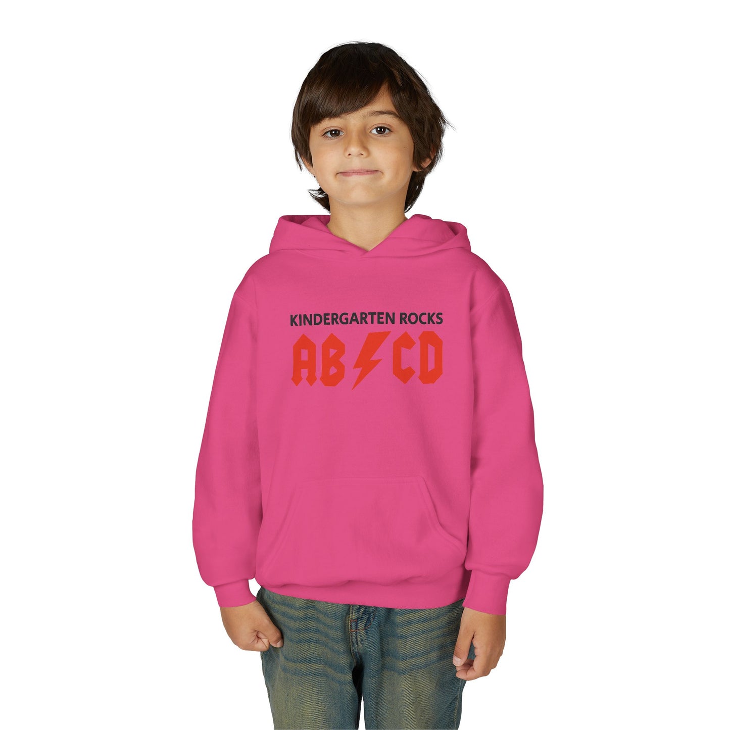 Rocking Kindergarten Sweatshirt | Youth Hoodie, Fun Kids Apparel, Classroom Gear, Gift for Students, Educational Clothing