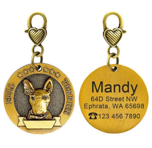 New dog identity card custom lettering - Classy Collective
