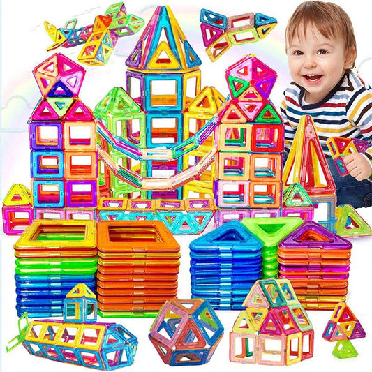 Building Blocks DIY Magnets Toys For Kids - Classy Collective