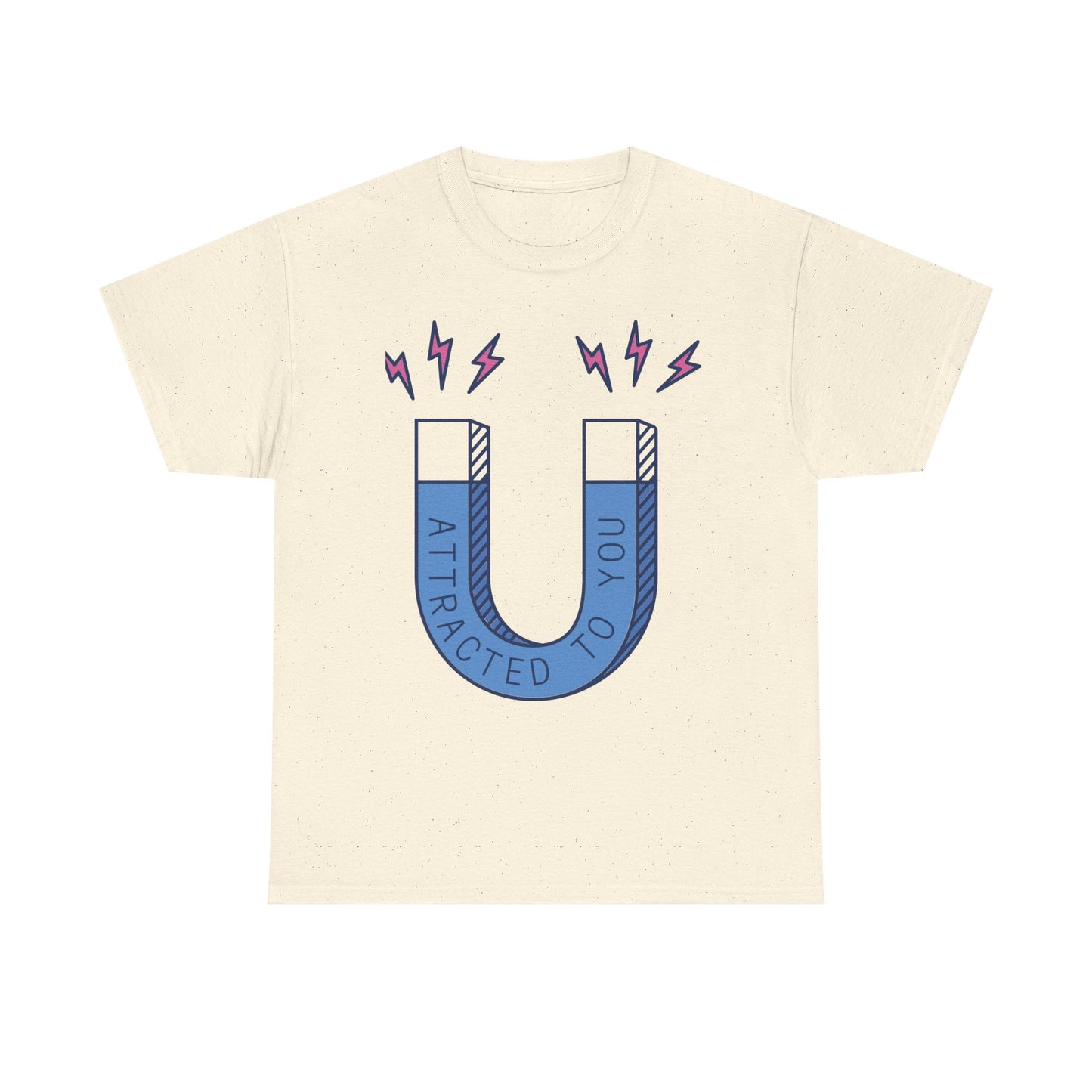 Magnetic Attraction Tee, Cute Unisex Shirt, Casual Wear, Gift for Friends, Relationship Humor