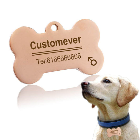 Small Pendant Anti-lost Pet Titanium Steel Tag - Classy Collective