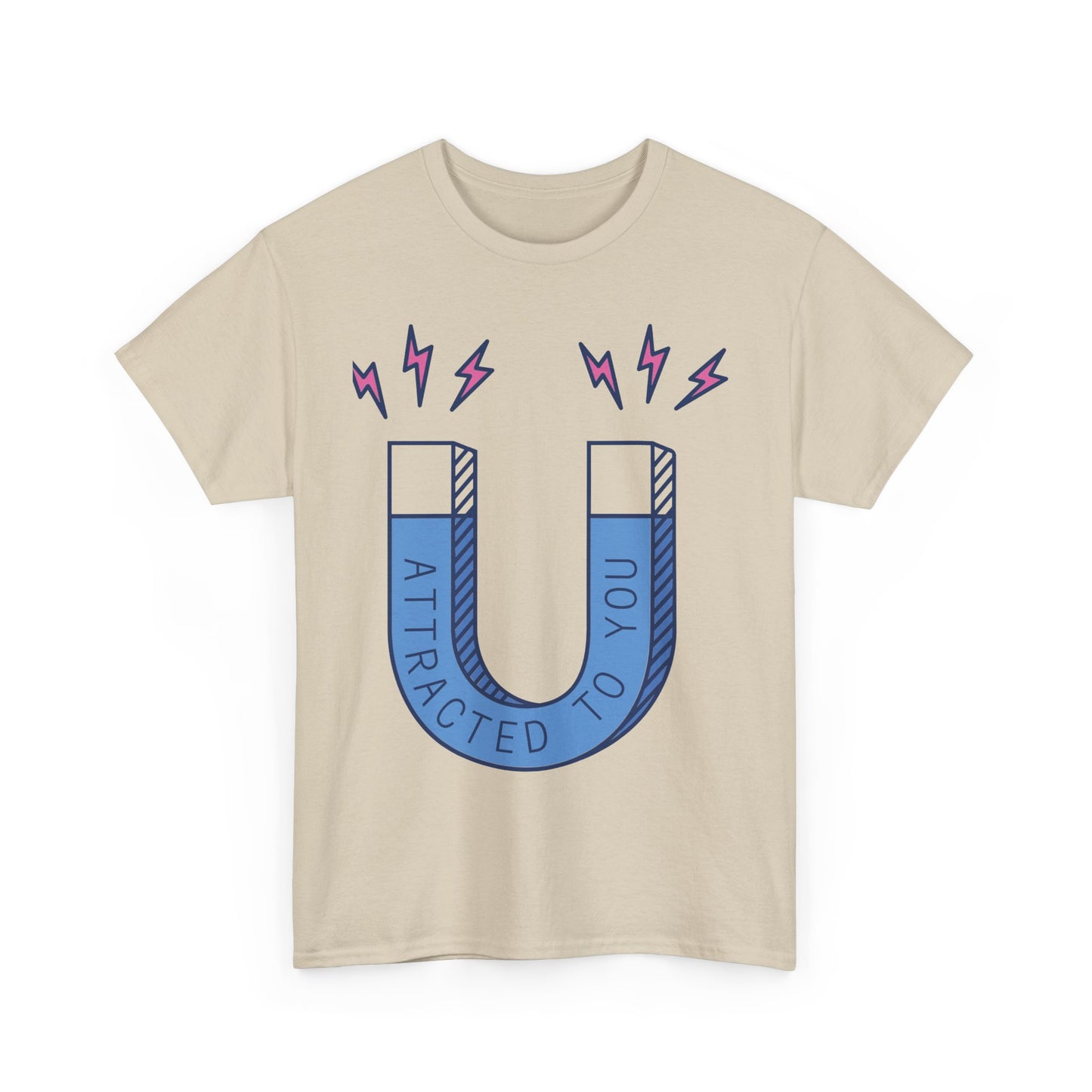 Magnetic Attraction Tee, Cute Unisex Shirt, Casual Wear, Gift for Friends, Relationship Humor