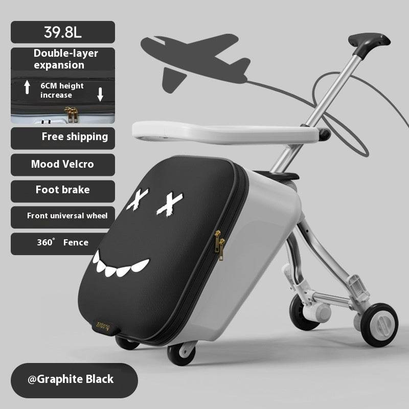Luggage Children's Riding And Boarding Machine Trolley Case - Classy Collective