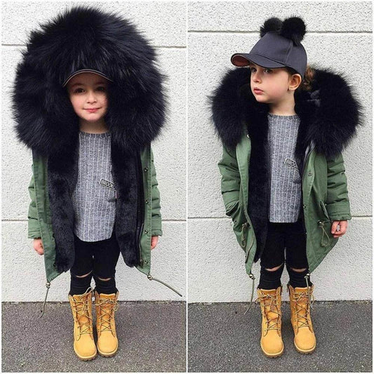 Children's faux fur coat - Classy Collective