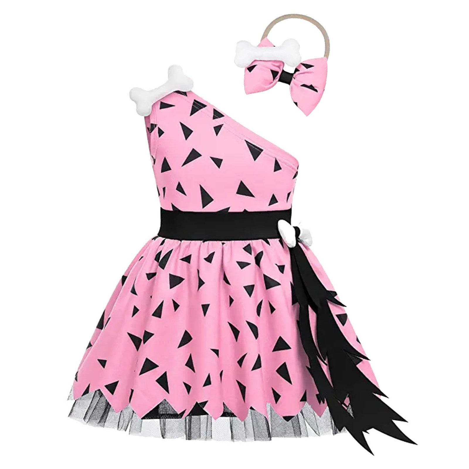 Girls Fashion Simple Halloween Mesh Costume Suit - Classy Collective