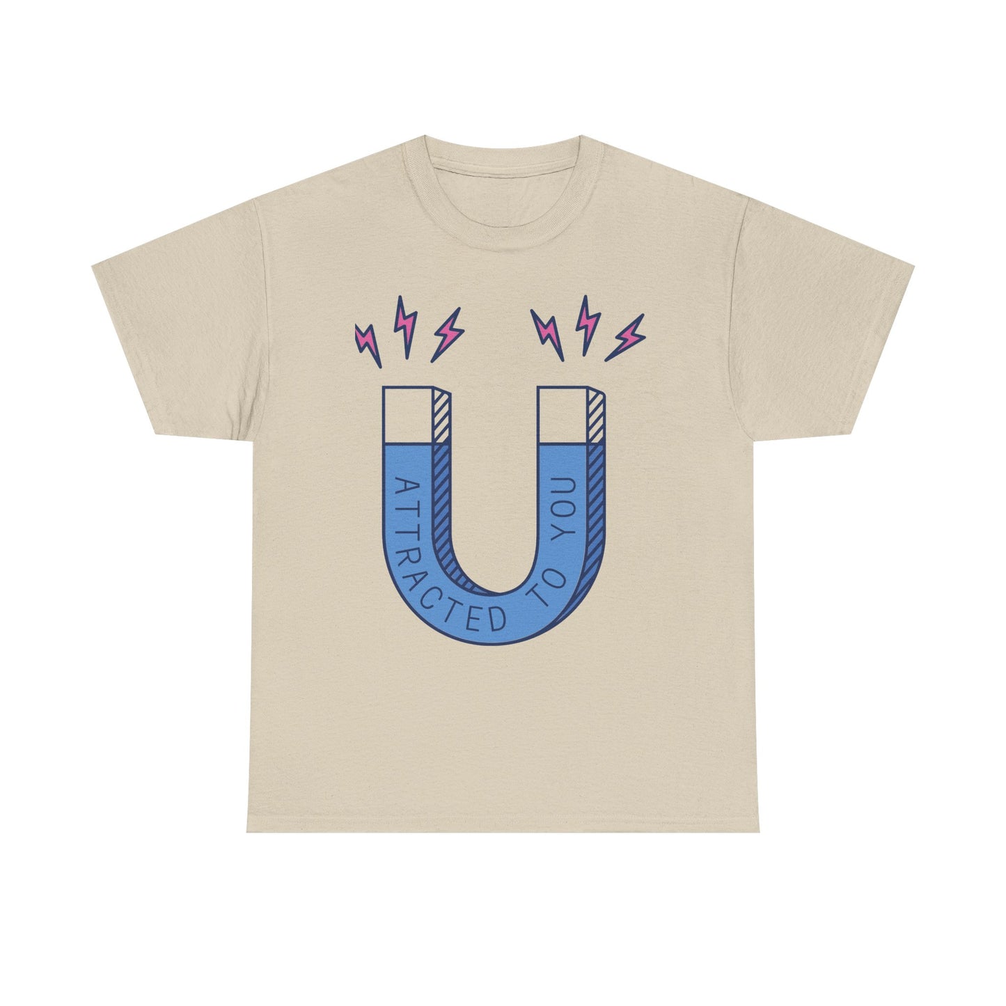 Magnetic Attraction Tee, Cute Unisex Shirt, Casual Wear, Gift for Friends, Relationship Humor
