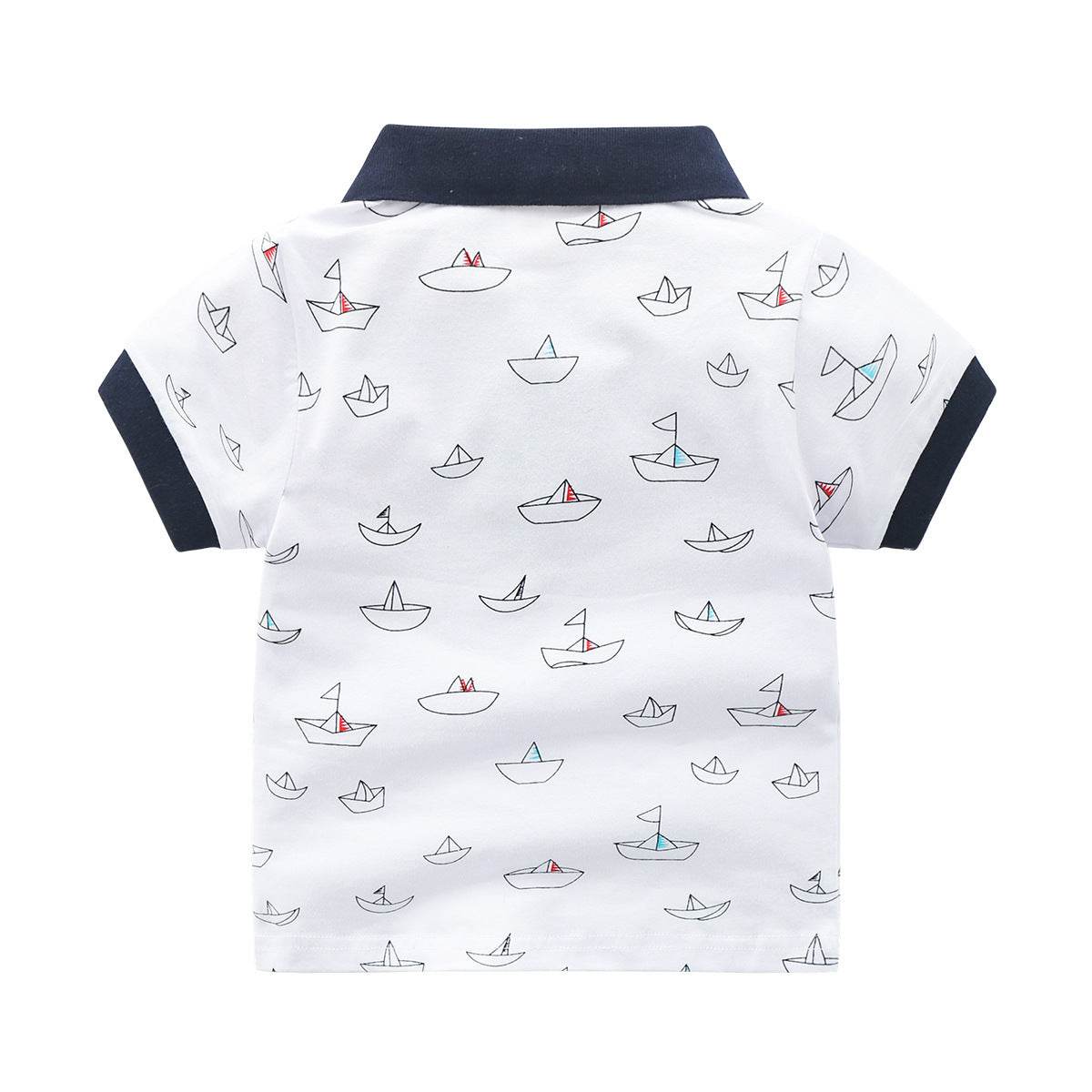 Children's Short-sleeved Polo Shirt Lapel T-shirt - Classy Collective